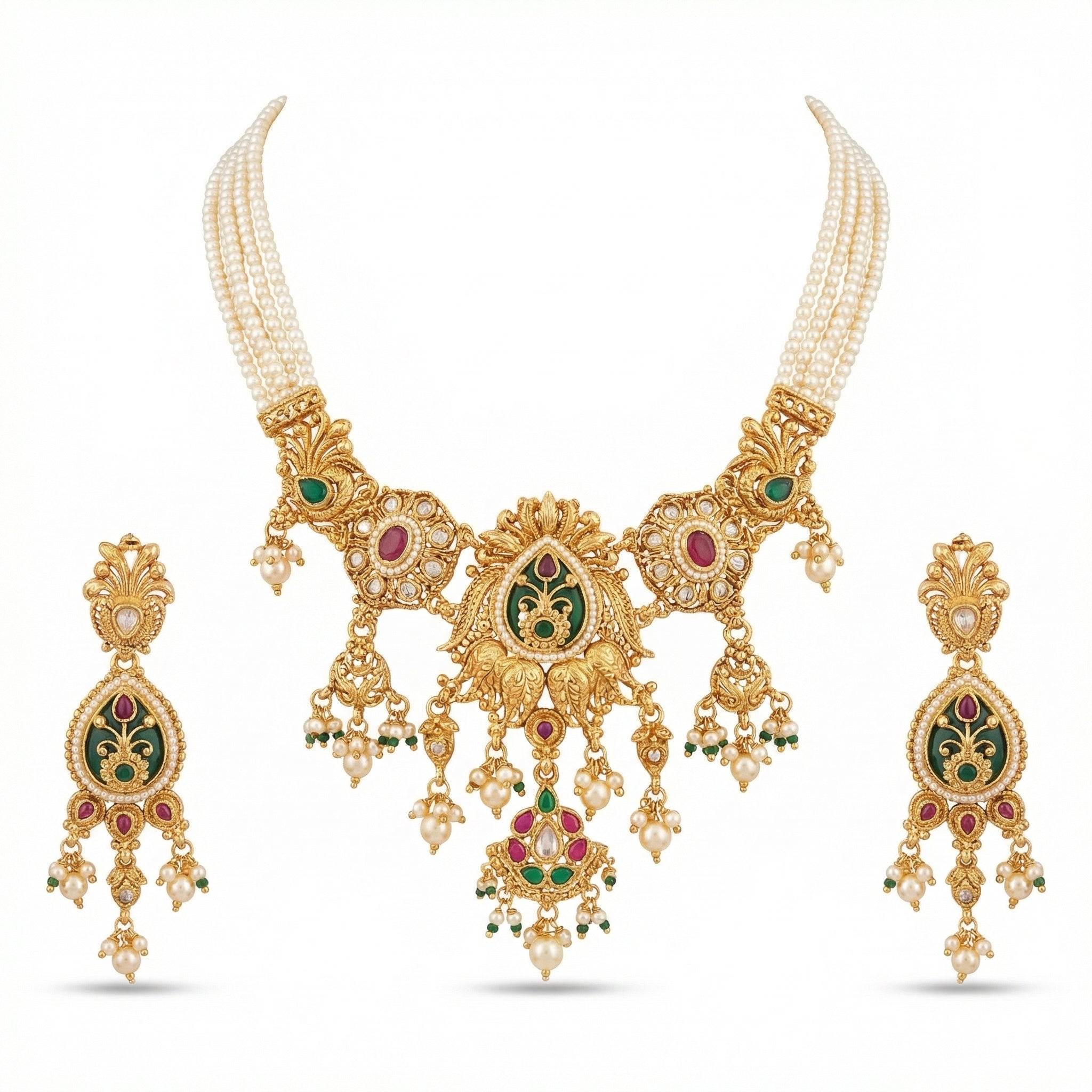 Rivaya Pearl Heritage Choker Set