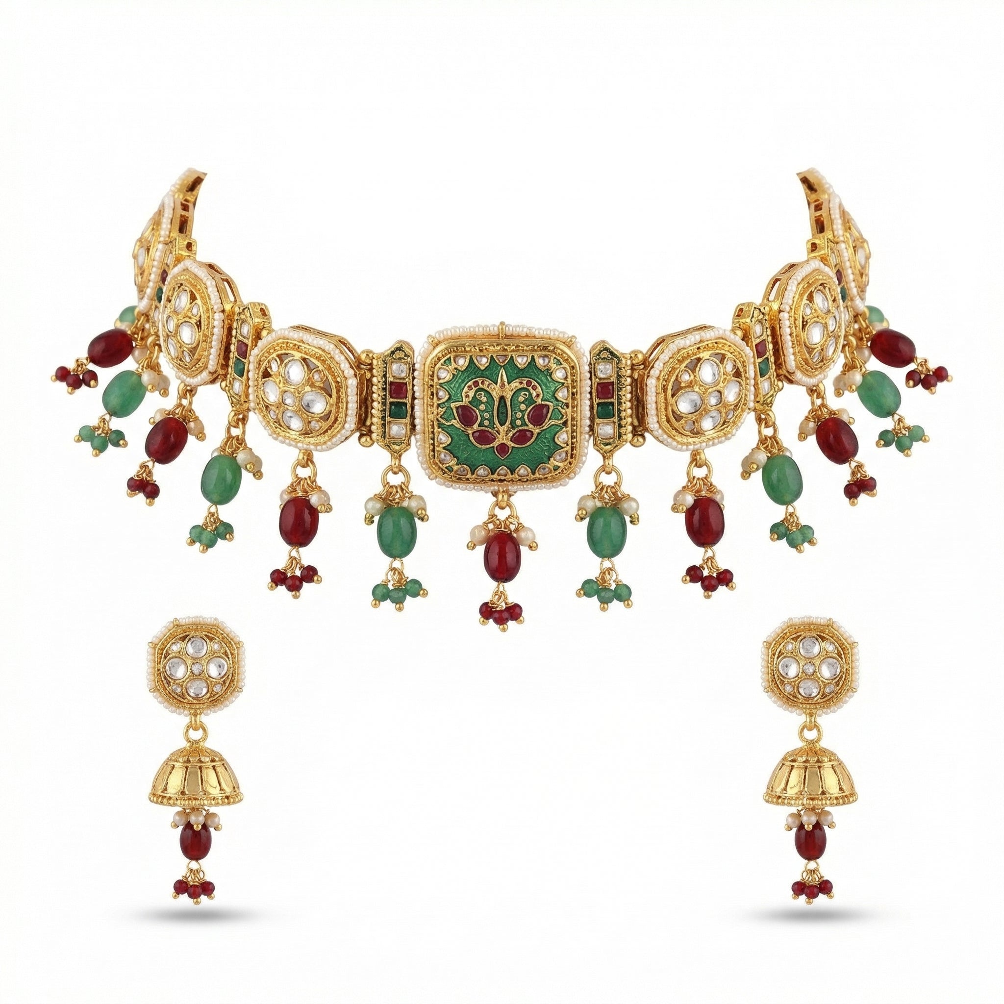 Rivaya Lotus Heritage Choker Set