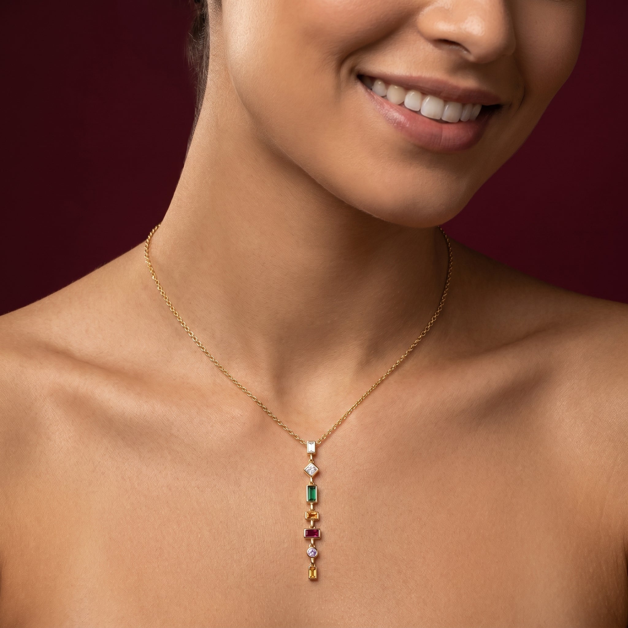 Prism Luxe Drop Necklace