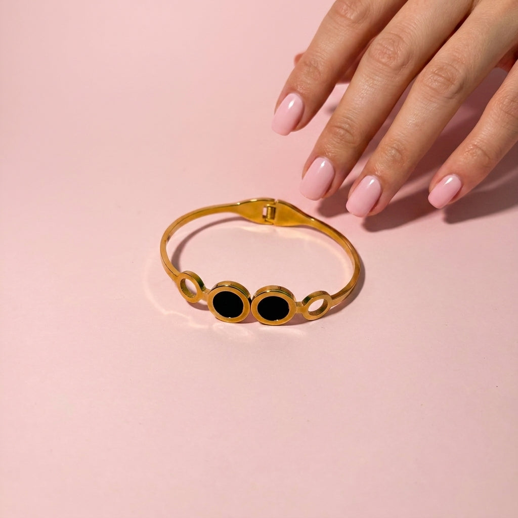Midnight Orbit Cuff Bracelet