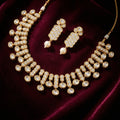 Rivaya Crystal Pearl Necklace Set