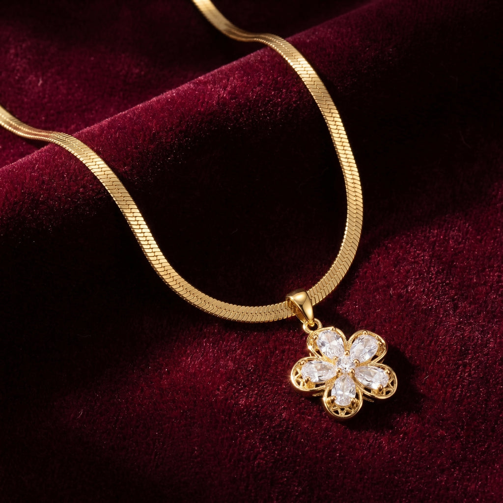 Blossom Spark Pendant Necklace