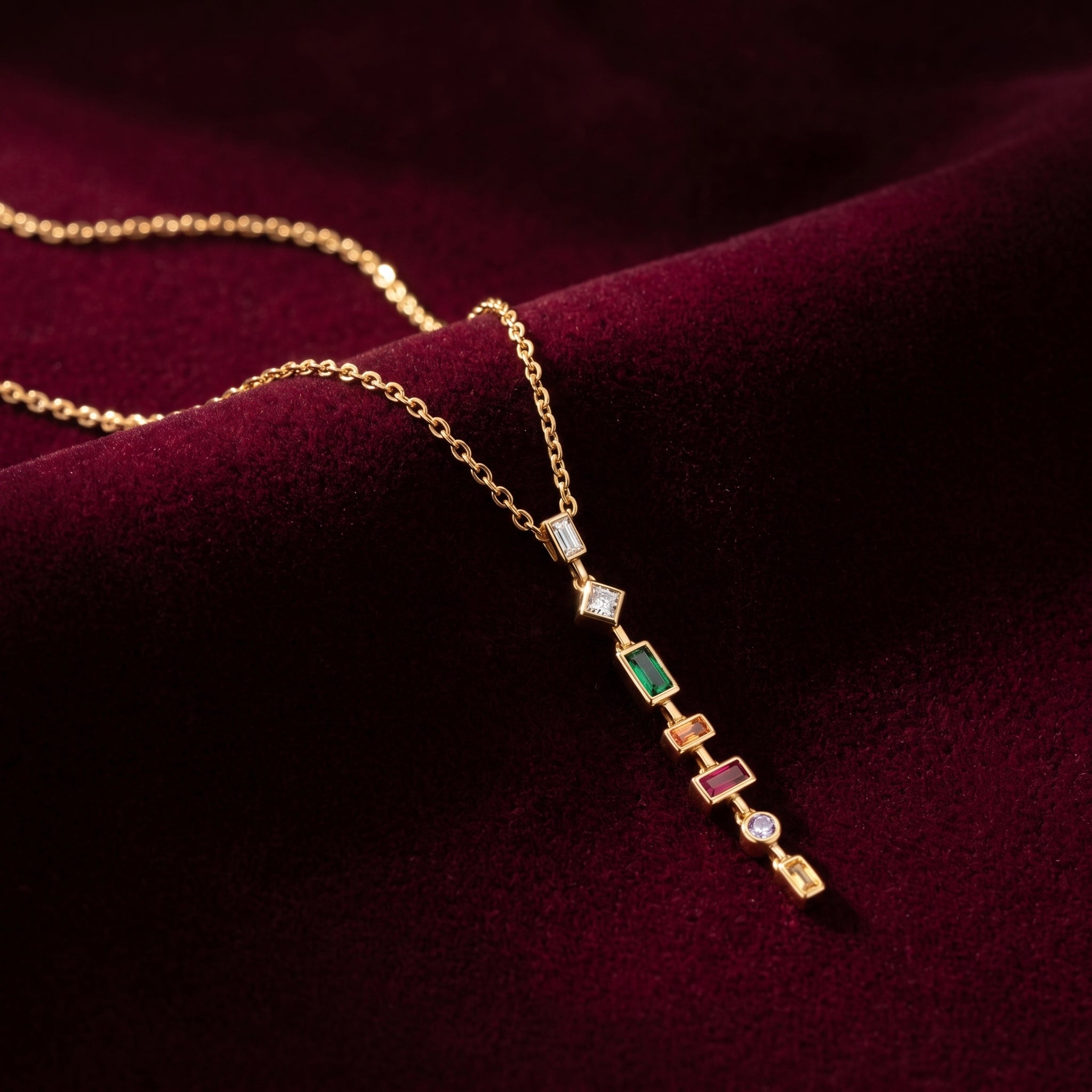 Prism Luxe Drop Necklace