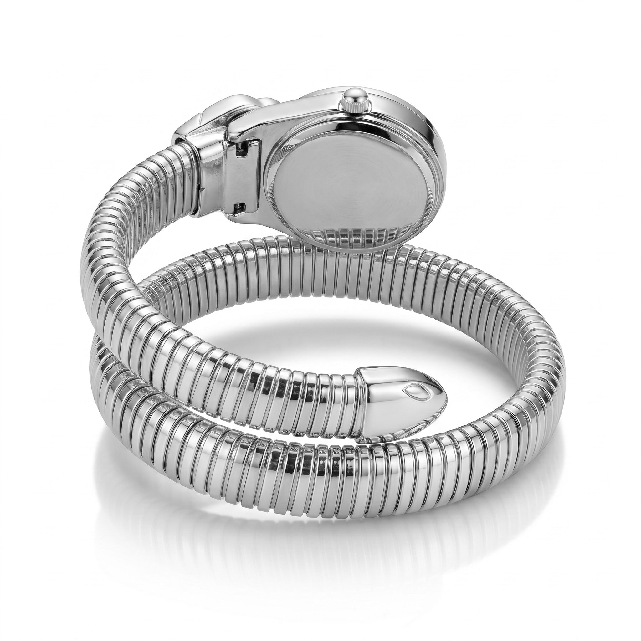 Serpenti Silver Wrap Watch