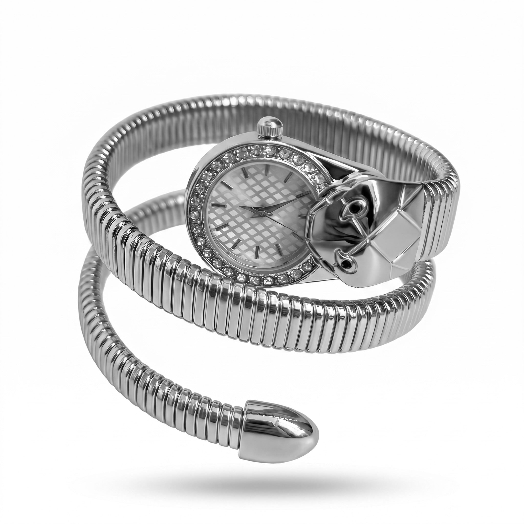 Serpenti Silver Wrap Watch