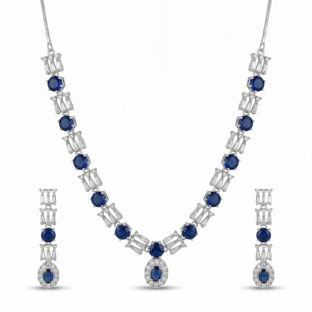 Rivaya Sapphire Necklace Set