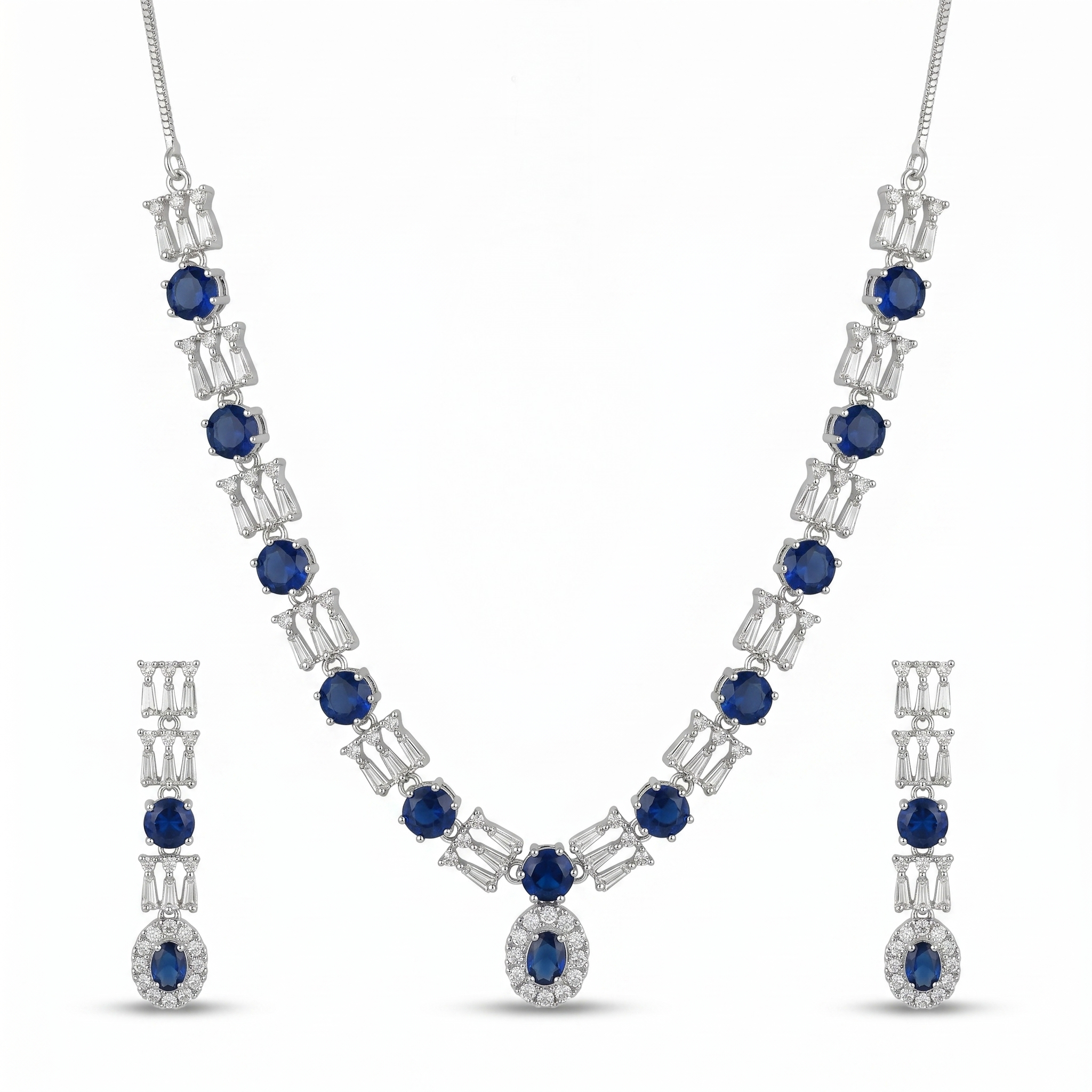 Rivaya Sapphire Necklace Set