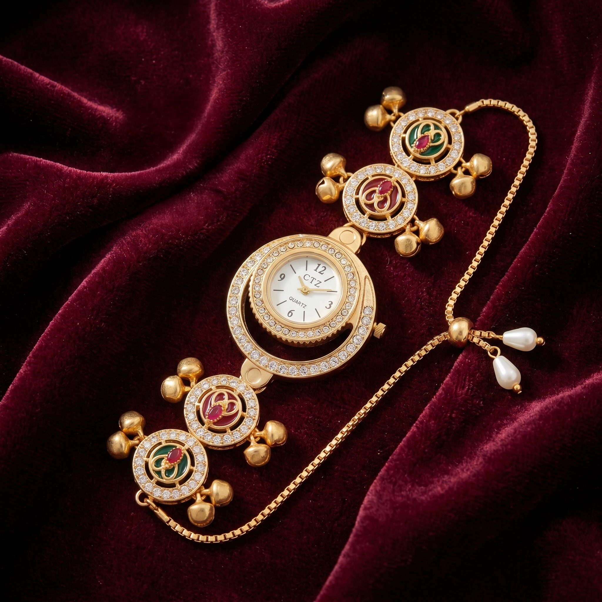 Kashmiri Heritage Bracelet Watch