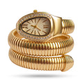 Serpenti Gold Crystal Coil Watch