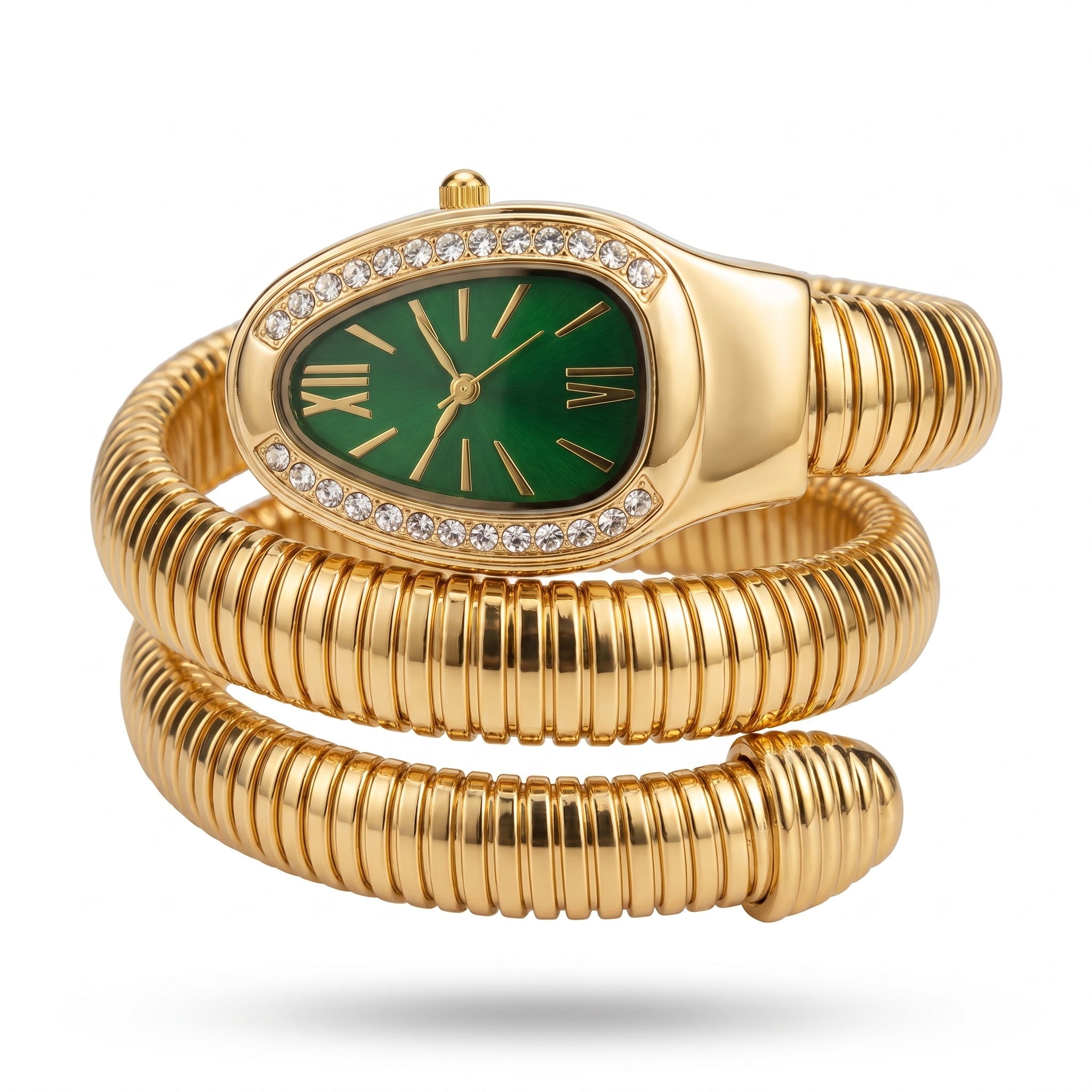 Serpenti Emerald Luxe Coil Watch