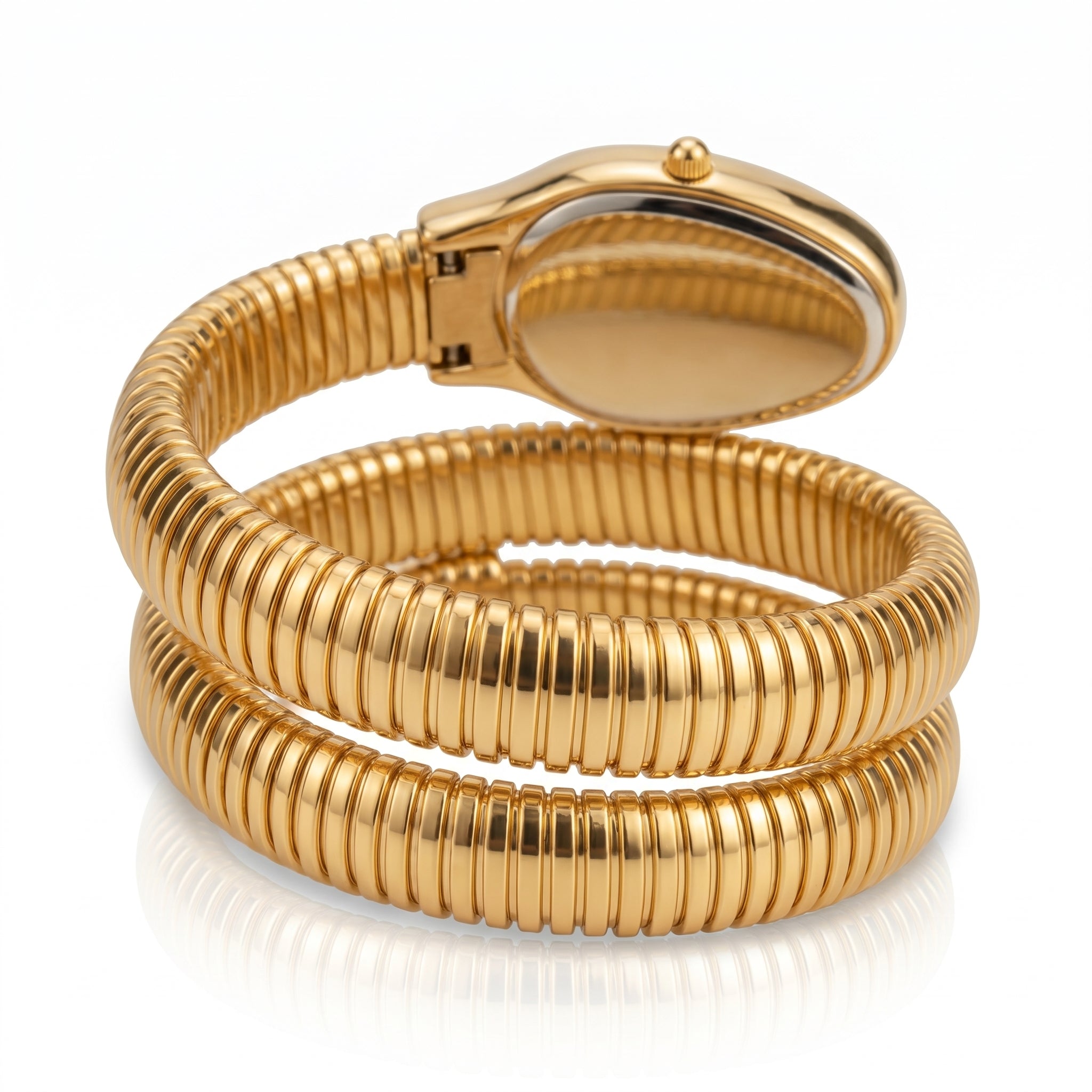 Serpenti Emerald Luxe Coil Watch