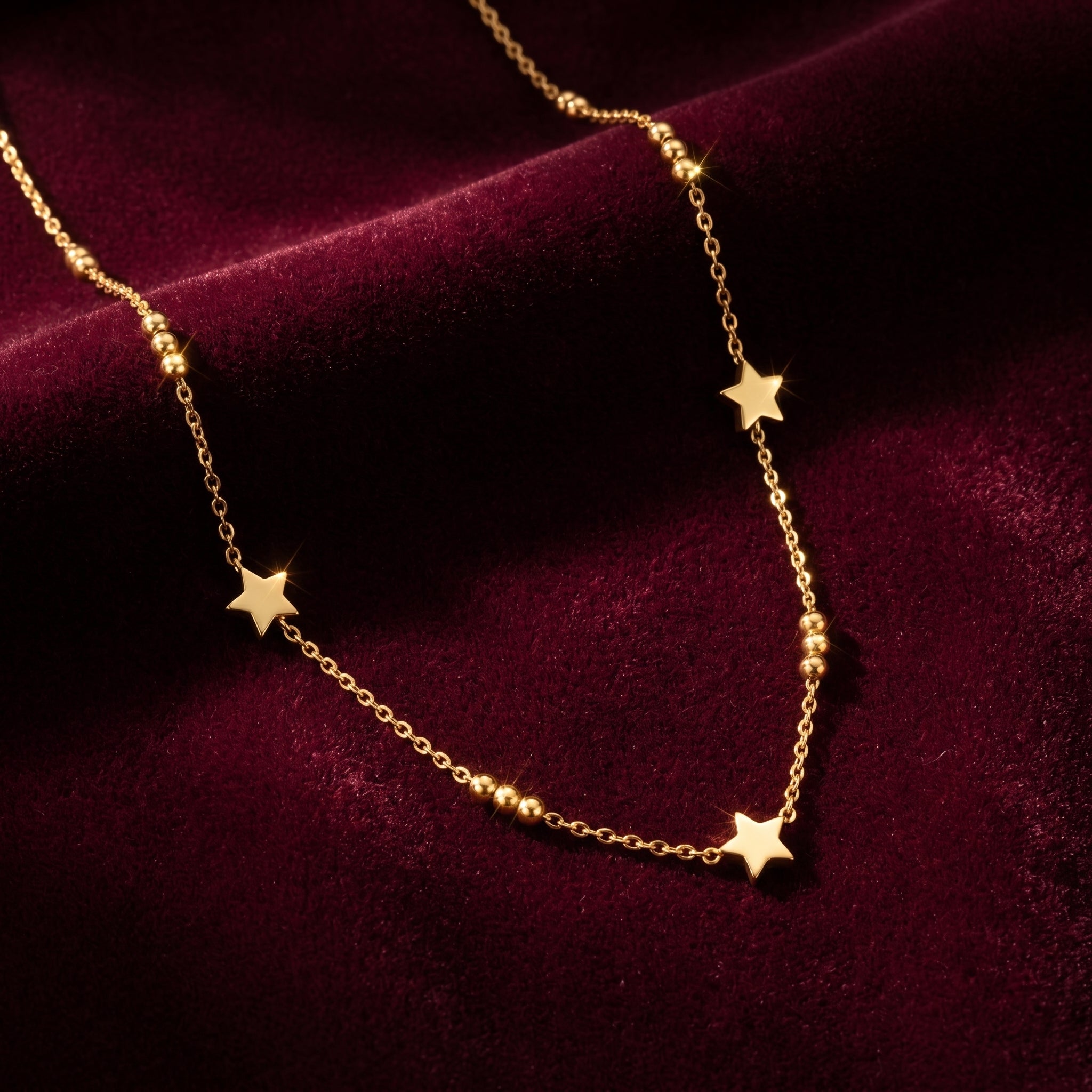 Celestial Star Charm Necklace
