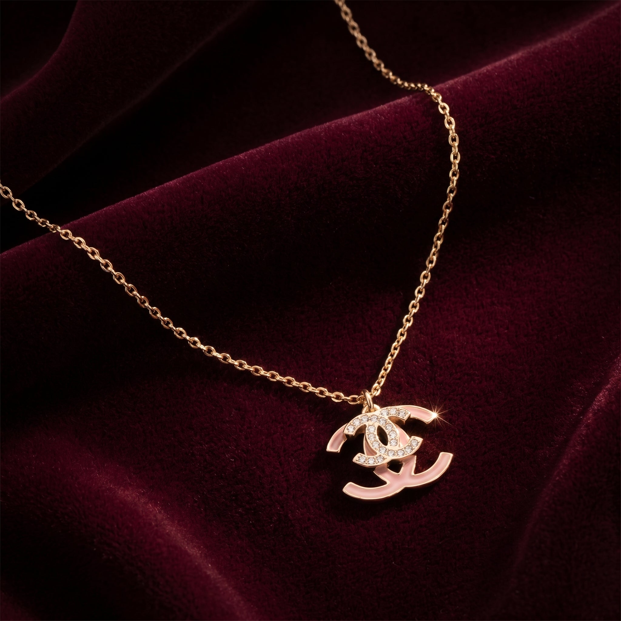 Paris Luxe Monogram Necklace