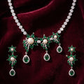 Rivaya Emerald Pearl Majesty Necklace Set