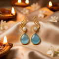 Celeste Pearl Drop Earrings