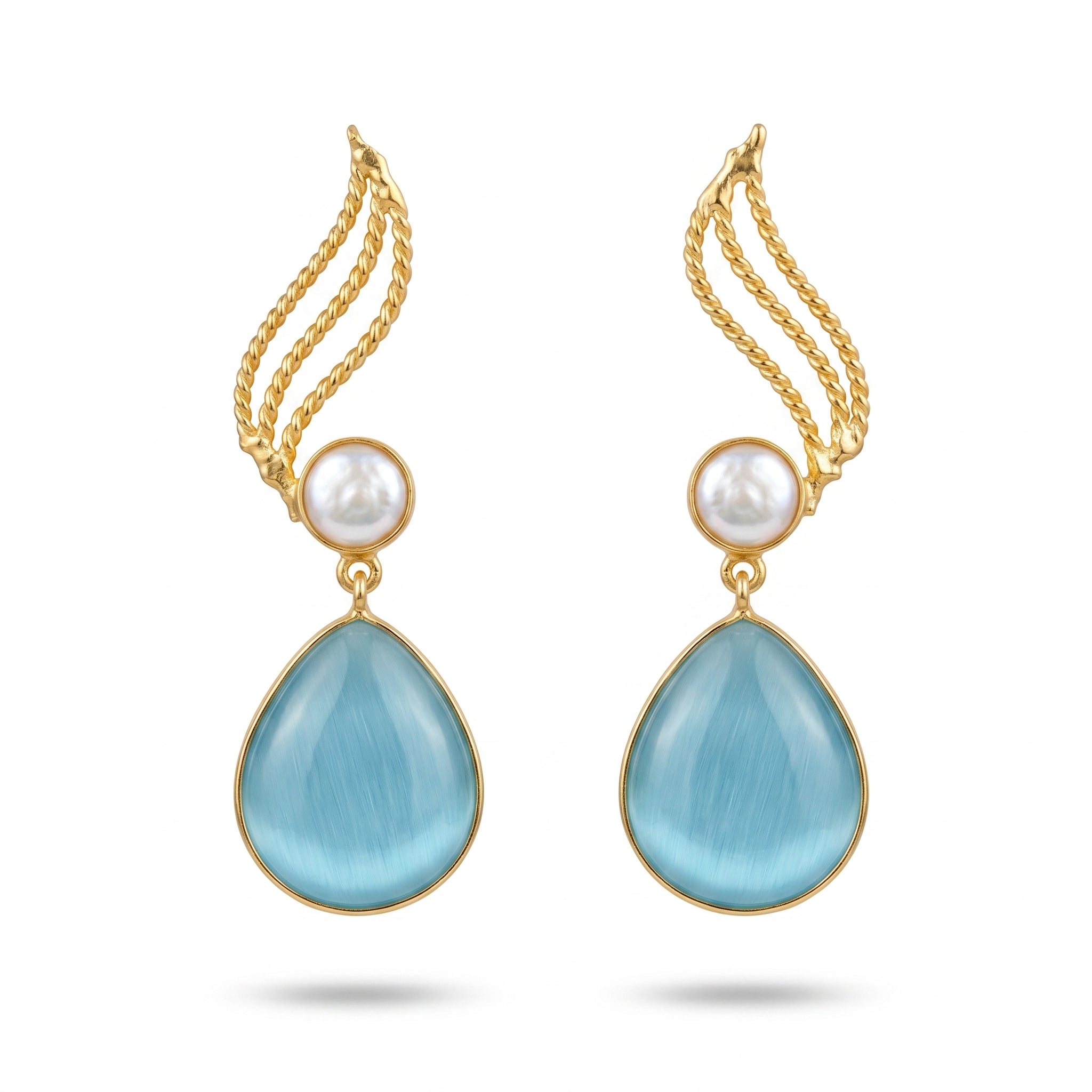 Celeste Pearl Drop Earrings