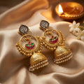 Royal Kundan Pearl Jhumkas