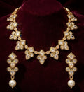 Crystal Pearl Royale Necklace Set