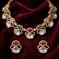 Royal Multi-Stone Polki Necklace Set