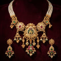 Temple Pearl Heritage Statement Necklace Set