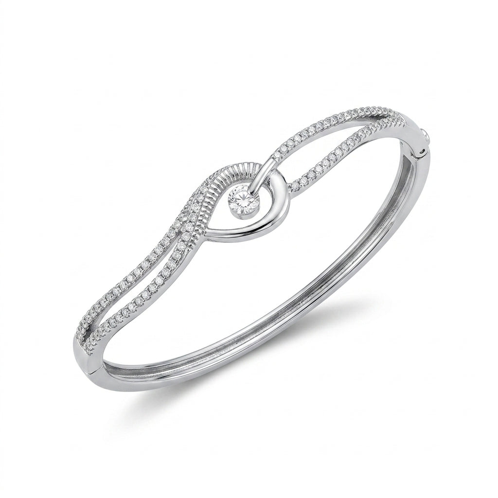 Crystal Silver Bracelet