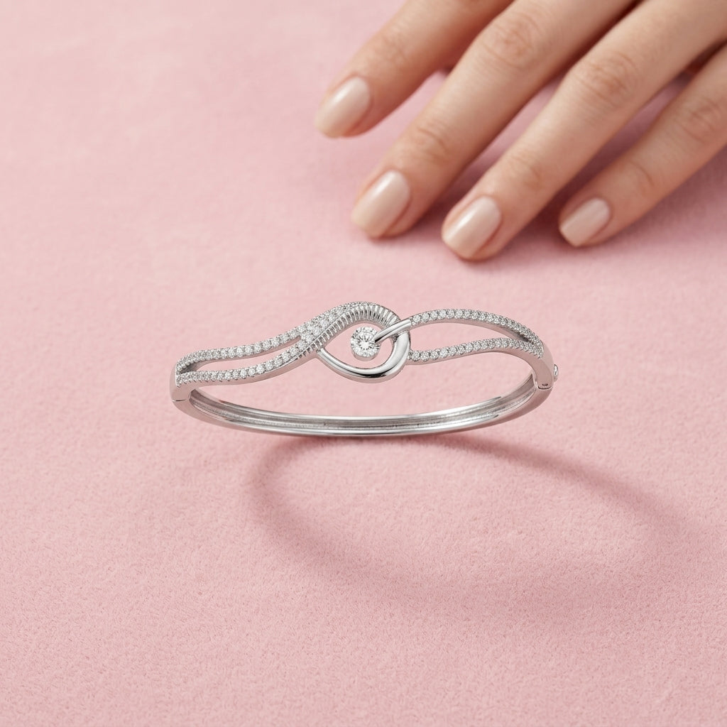 Crystal Silver Bracelet