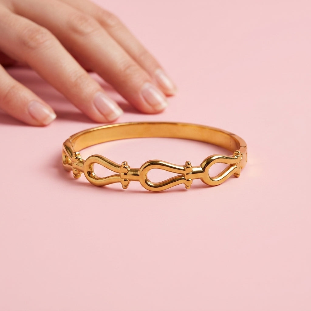 Infinity Link Gold Bracelet