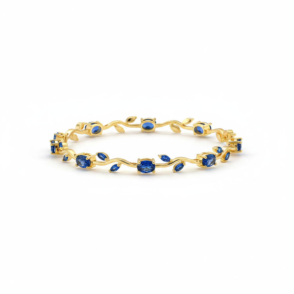 sapphire Tulip Bracelet