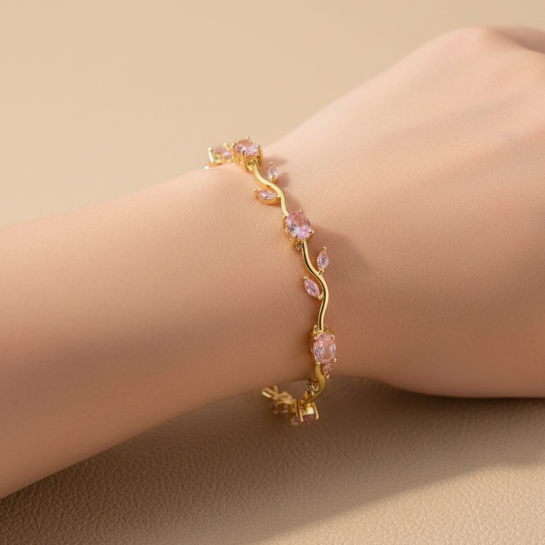 Blush Tulip Bracelet