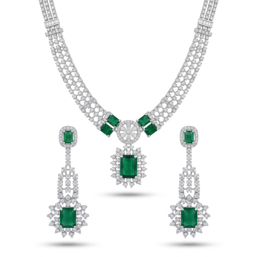 Rivaya Emerald Grace Choker Set