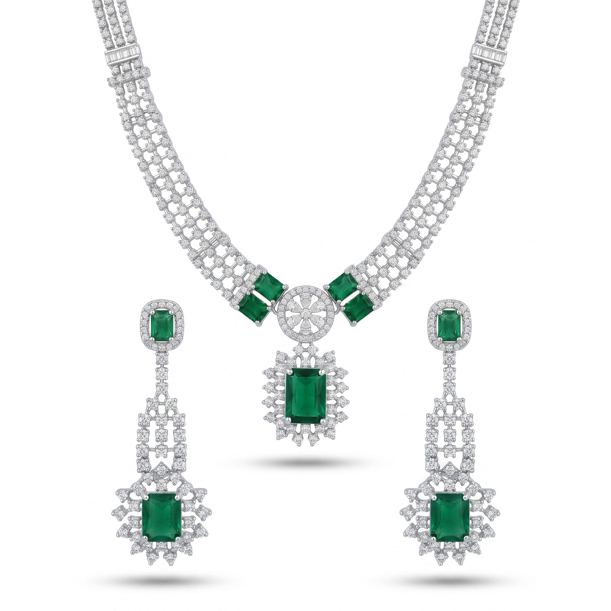 Rivaya Emerald Grace Choker Set