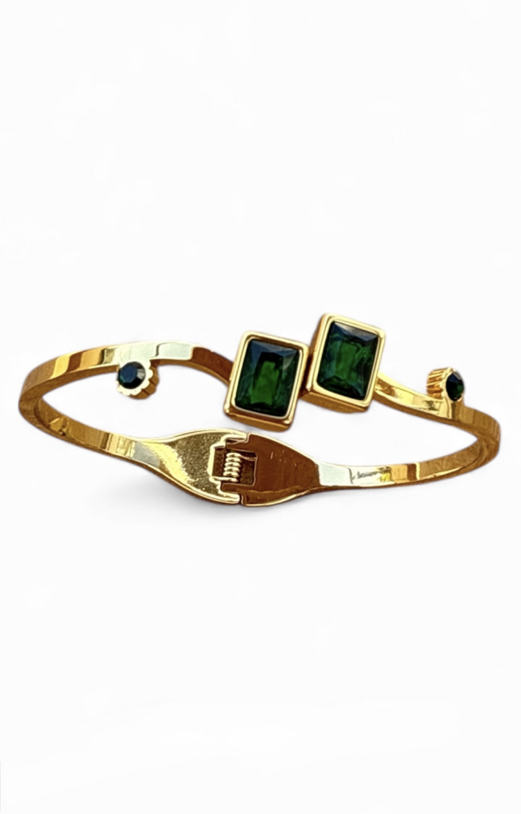 Rivaya's Emerald Grace Gold Bracelet