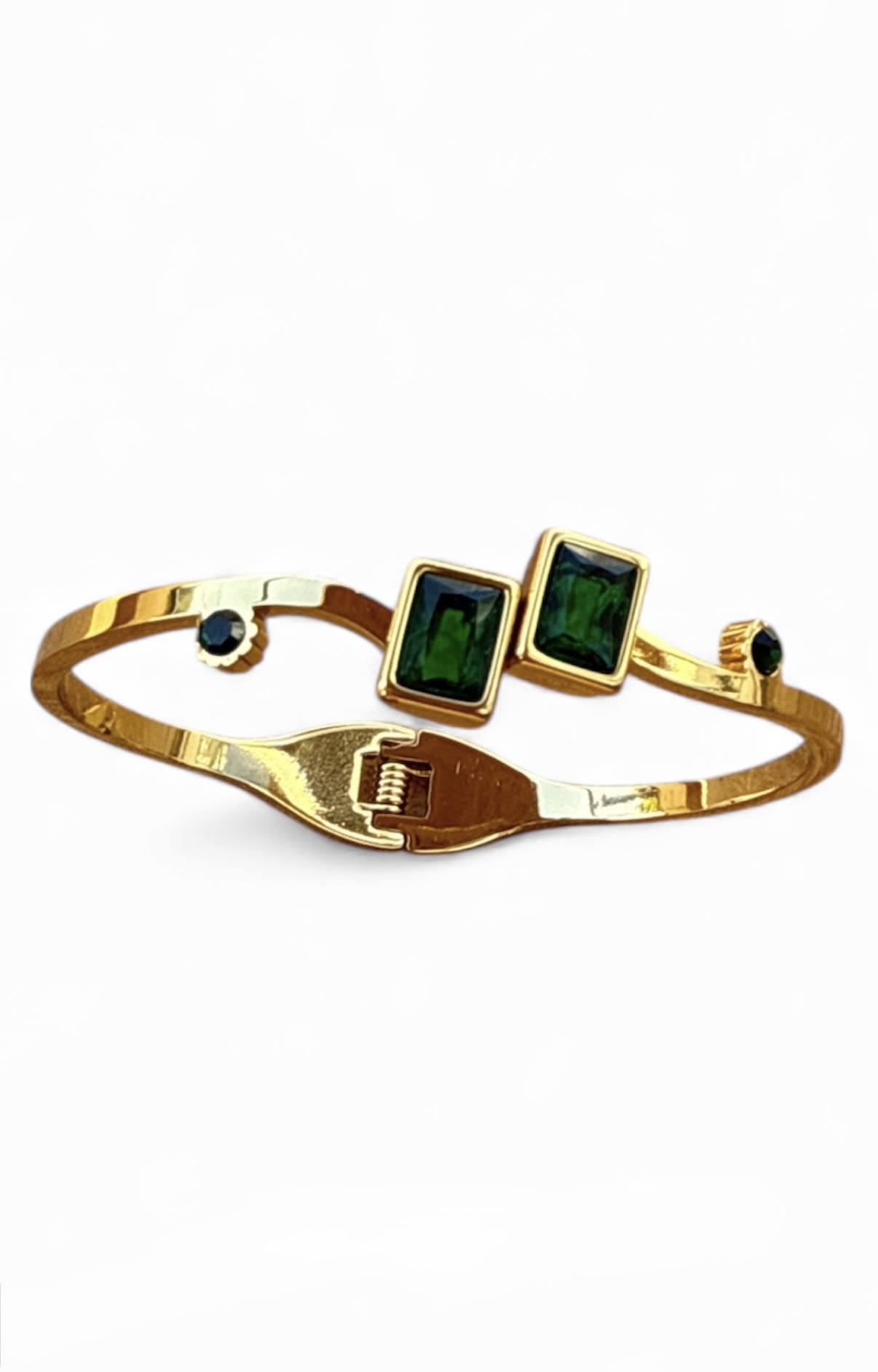 Rivaya's Emerald Grace Gold Bracelet