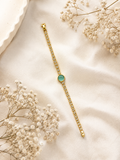 Elegant Sea Green Stone Tennis Bracelet