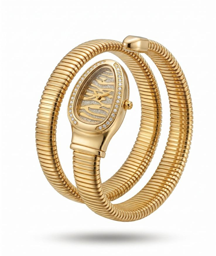 Serpenti Luxe Gold Coil Watch