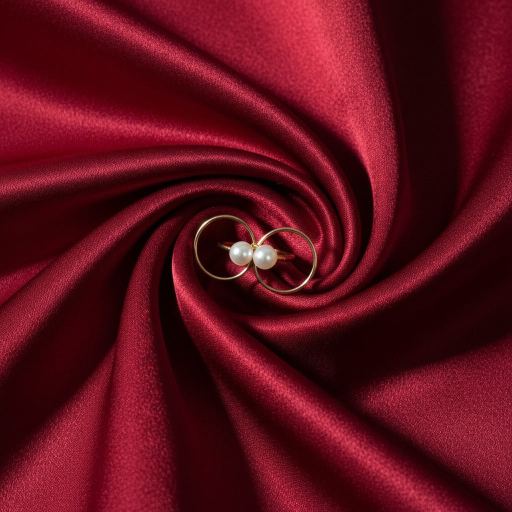 Dual Pearl Orbit Ring