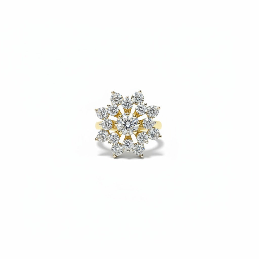 Celeste Bloom Zircon Ring