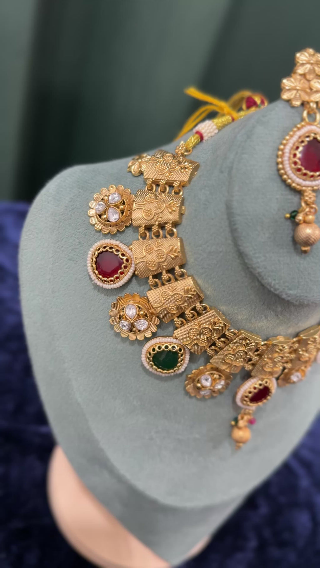 Royal Temple-Inspired Necklace Set